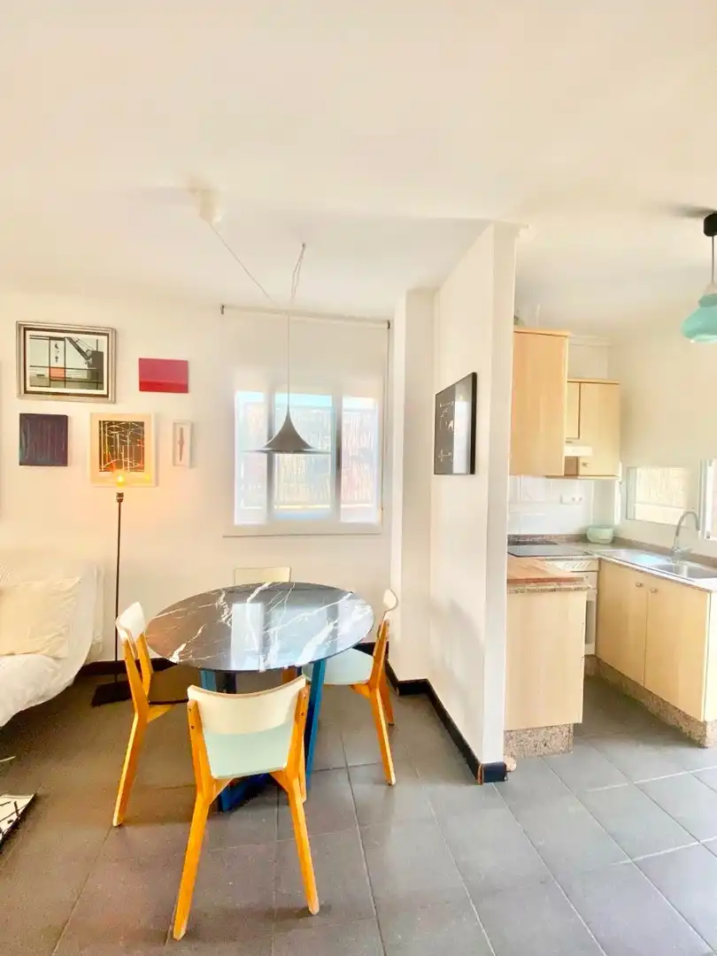 Comedor de Apartamento de alquiler en Cartagena con Aire acondicionado, Piscina y Amueblado