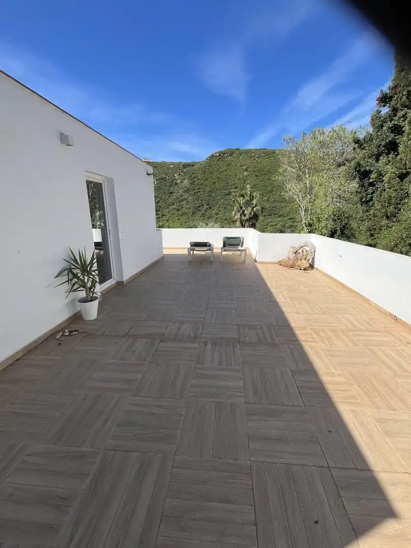 Terrace of Country homes for sale in Manilva  with Private garden, Terrace and Swimming Pool