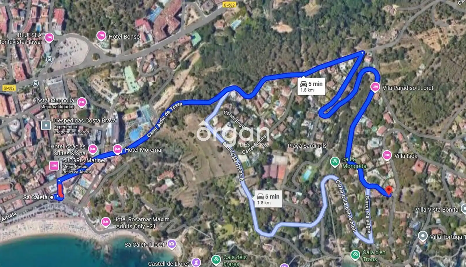 Exterior view of Land for sale in Lloret de Mar