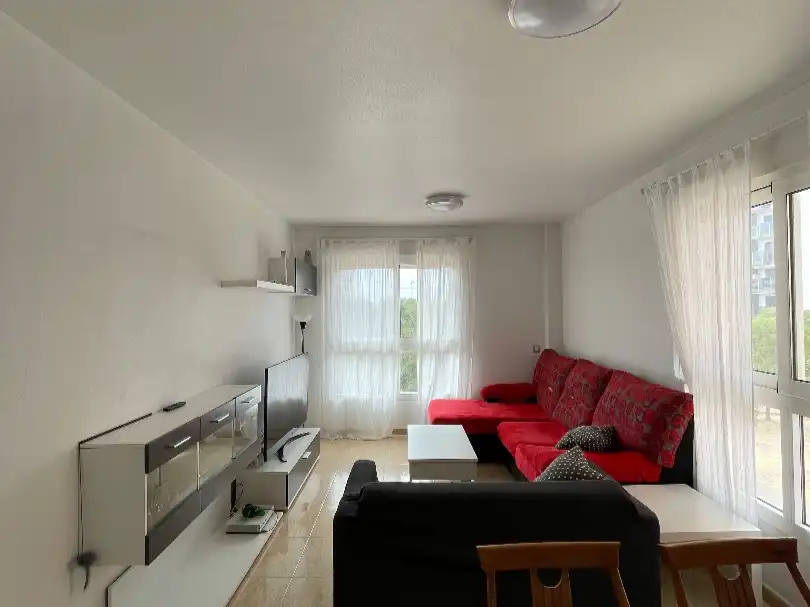 Sala d'estar de Apartament per a compartir en Murcia amb Aire condicionat, Calefacció i Moblat