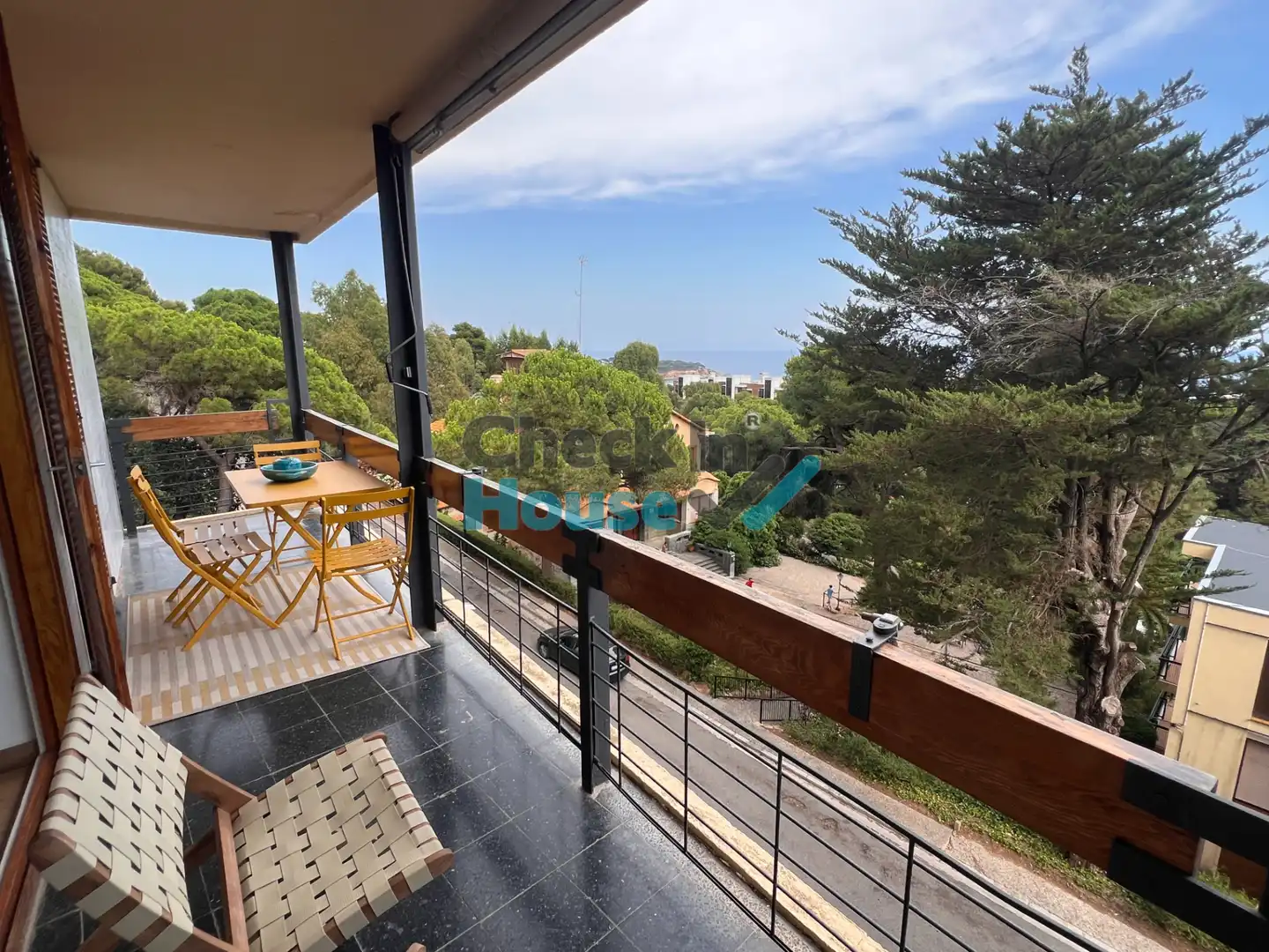 Terrassa de Apartament de lloguer en Sant Feliu de Guíxols amb Moblat, Forn i Rentadora