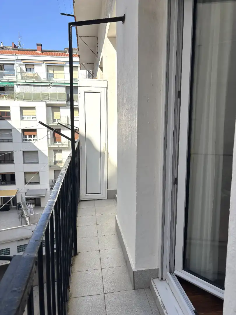 Terraza de Piso de alquiler en Donostia - San Sebastián  con Calefacción, Amueblado y Horno
