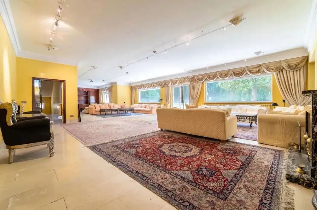 Sala de estar de Casa o chalet en venta en Madrid con Aire acondicionado, Calefacción y Jardín privado