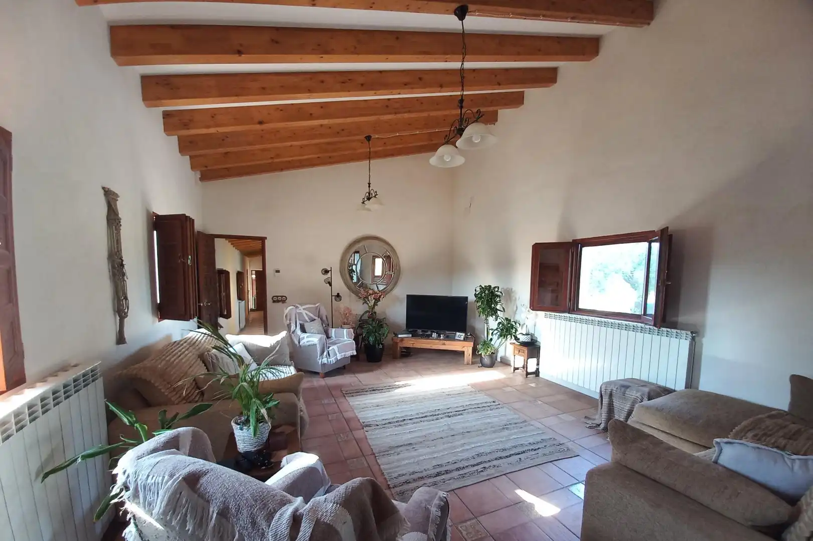 Sala de estar de Finca rústica en venta en Rasquera