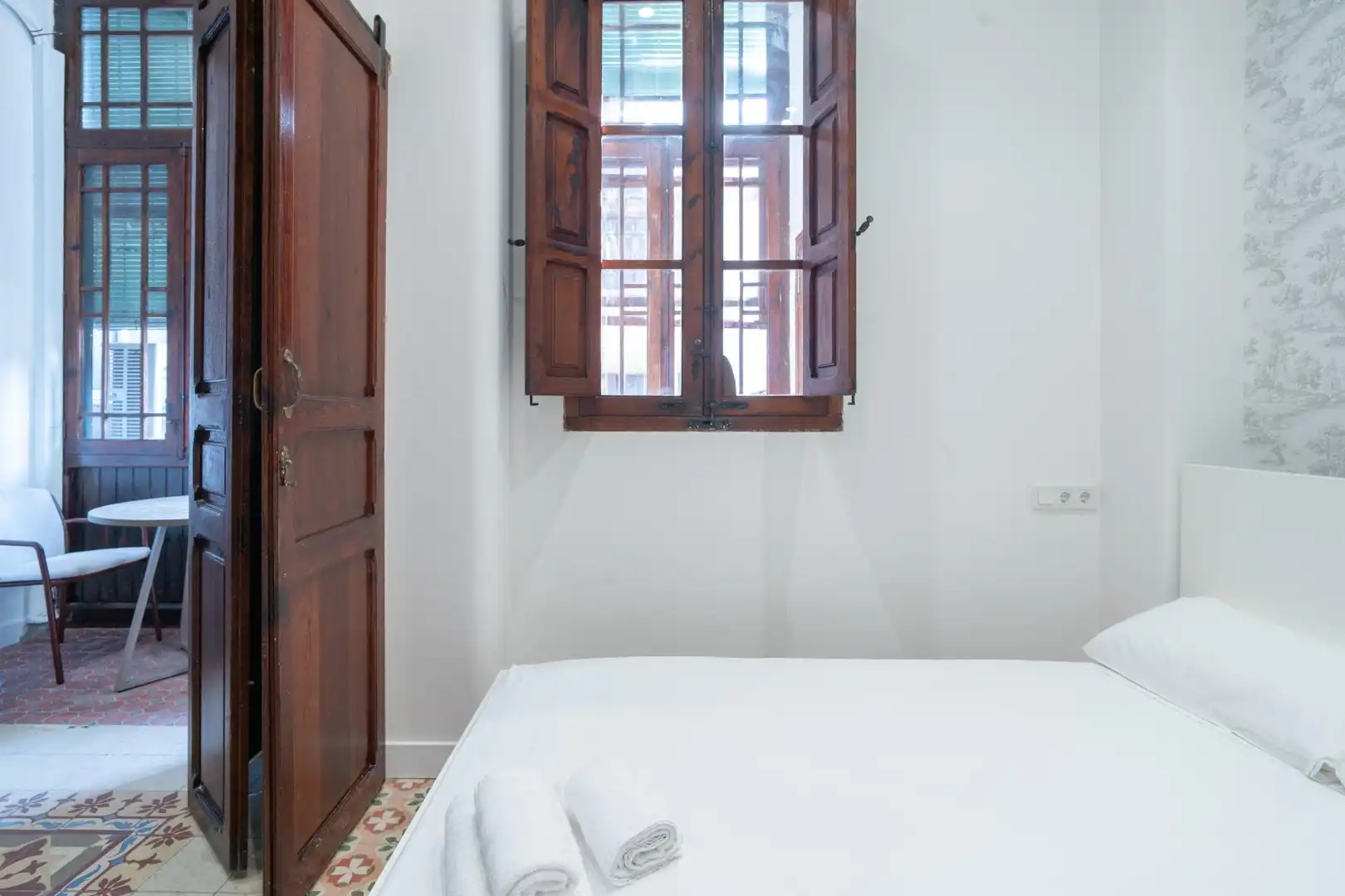 Bedroom of Flat for rent in Poblats Marítims