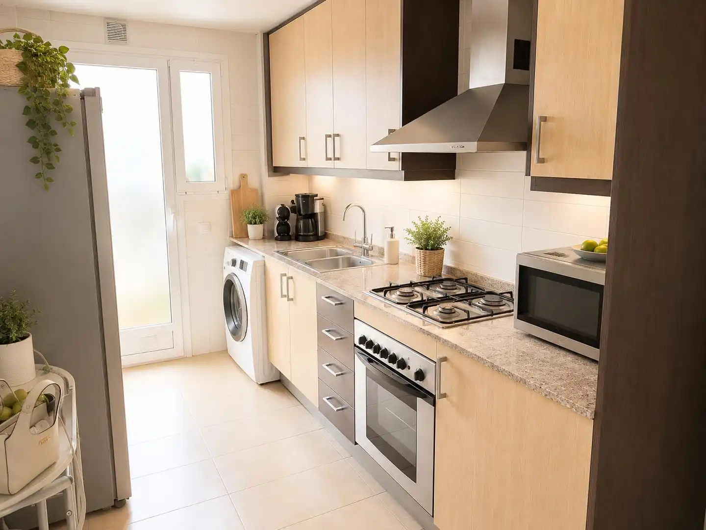 Cocina de Piso en venta en Canovelles con Aire acondicionado, Calefacción y Horno