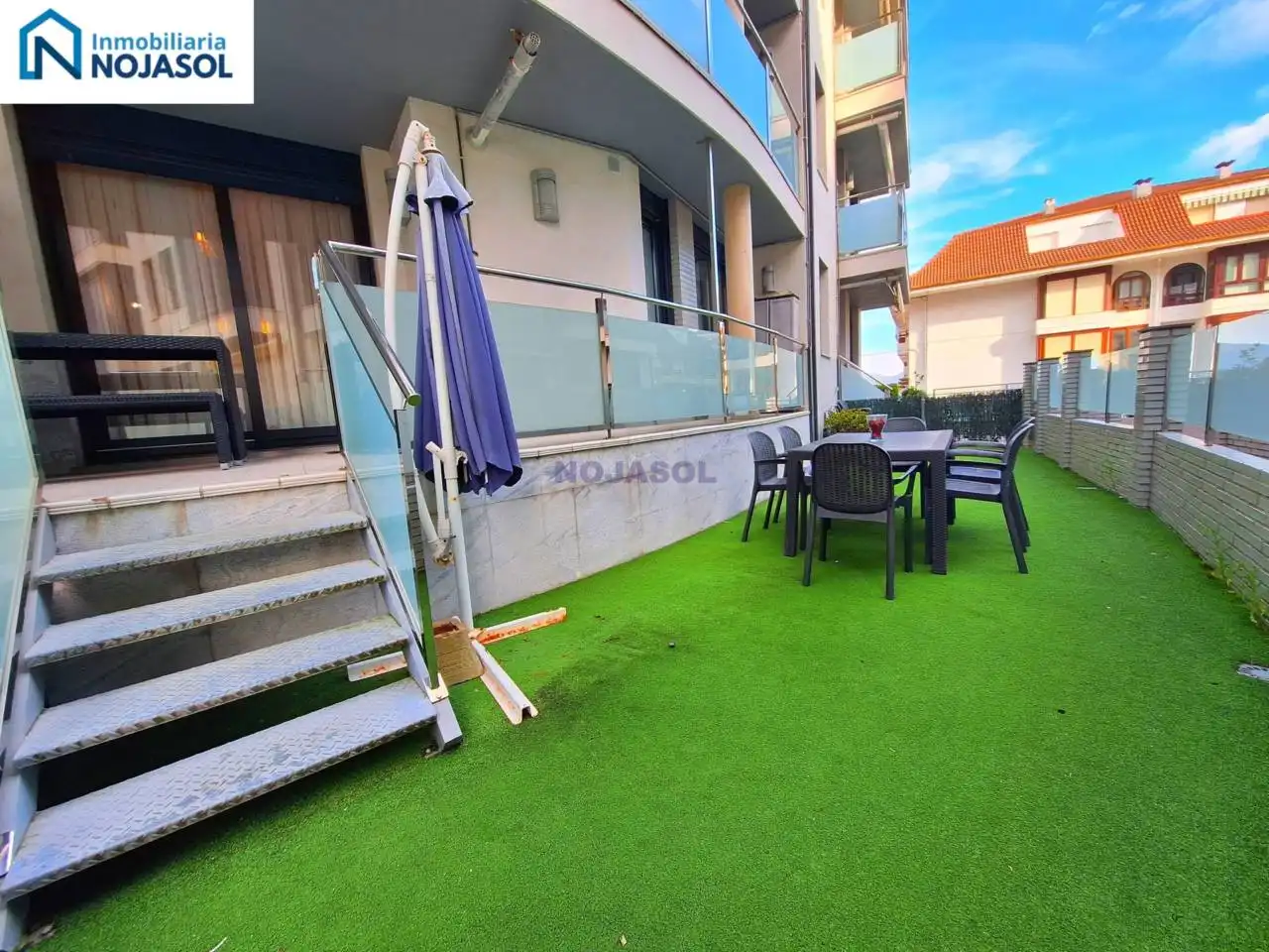 Terrasse von Wohnungen zur Miete in Noja mit Heizung, Privatgarten und Terrasse