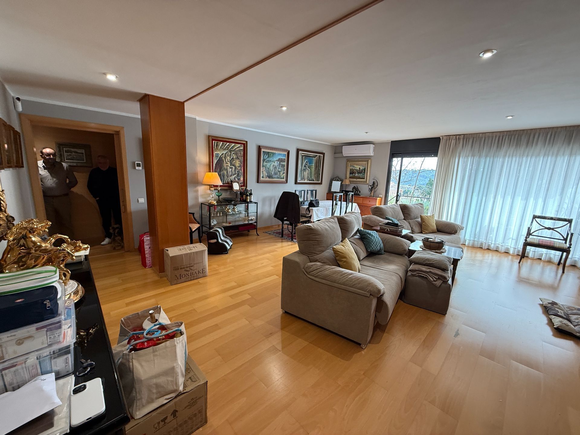 Sala de estar de Piso en venta en Tiana con Aire acondicionado, Calefacción y Jardín privado