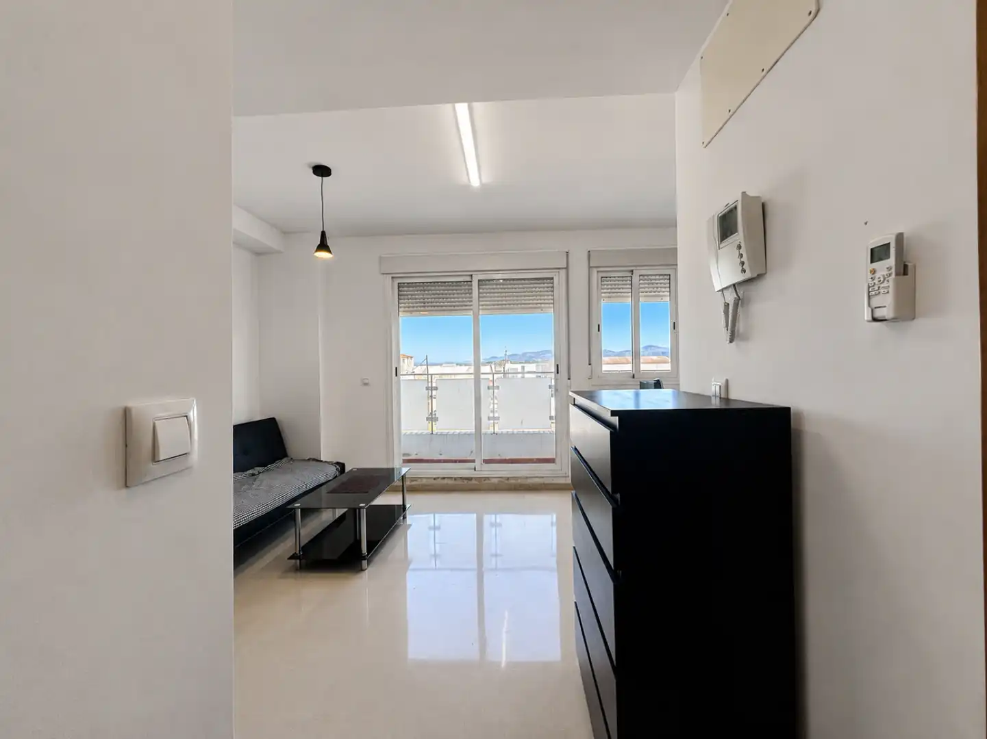 Living room of Flat for rent in Massamagrell  with Parquet flooring and Storage room