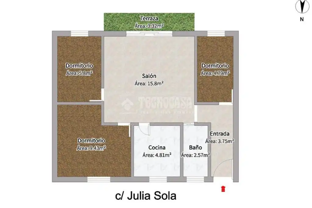 Piso en venta en Madrid con Aire acondicionado, Calefacción y Terraza