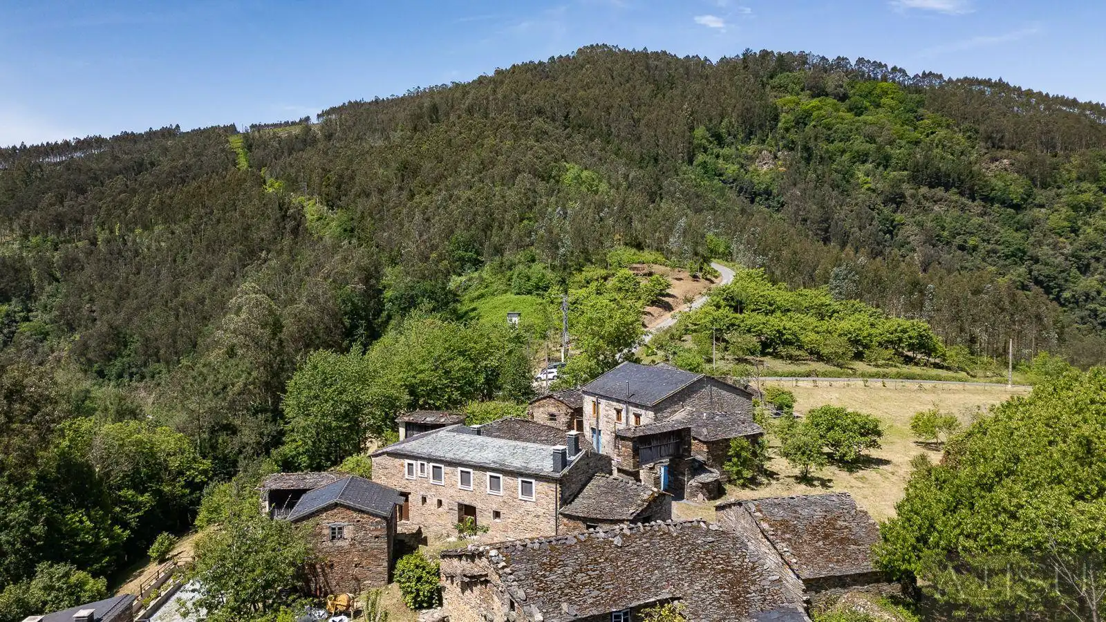 Vista exterior de Finca rústica en venda en A Pontenova  