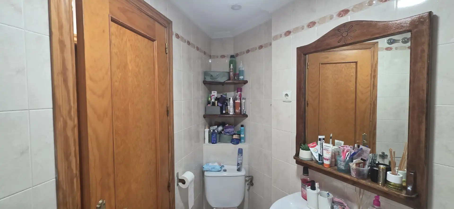 Badezimmer von Wohnung zum Verkauf in Alhaurín de la Torre mit Klimaanlage und Waschmaschine