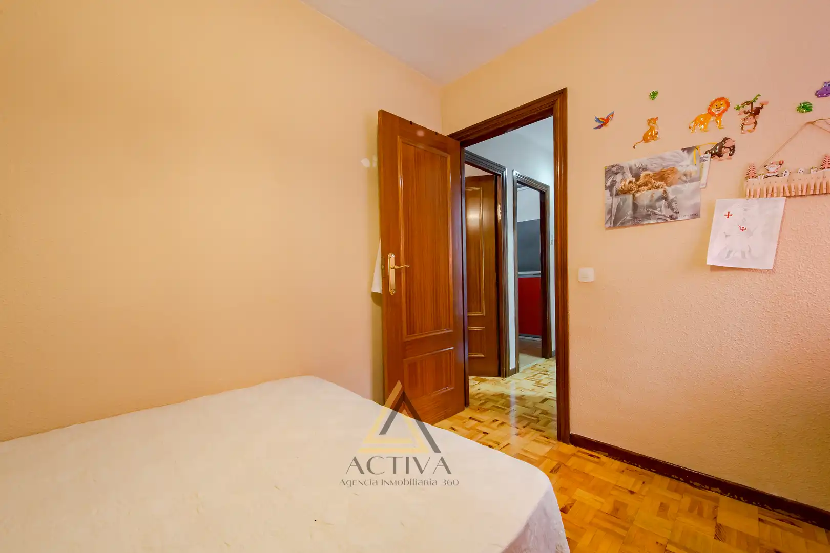 Bedroom of Flat for sale in Fuenlabrada  with Air Conditioner, Terrace and Furnished