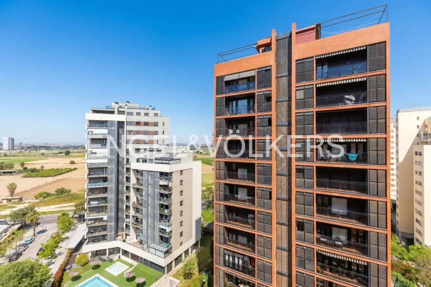 Vista exterior de Piso en venta en Valencia con Aire acondicionado, Calefacción y Parquet