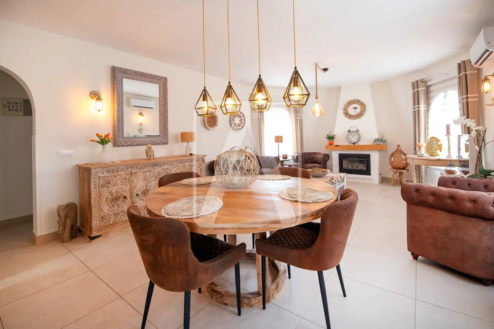 Dining room of Houses for sale in Benissa  with Air Conditioner, Heating and Private garden
