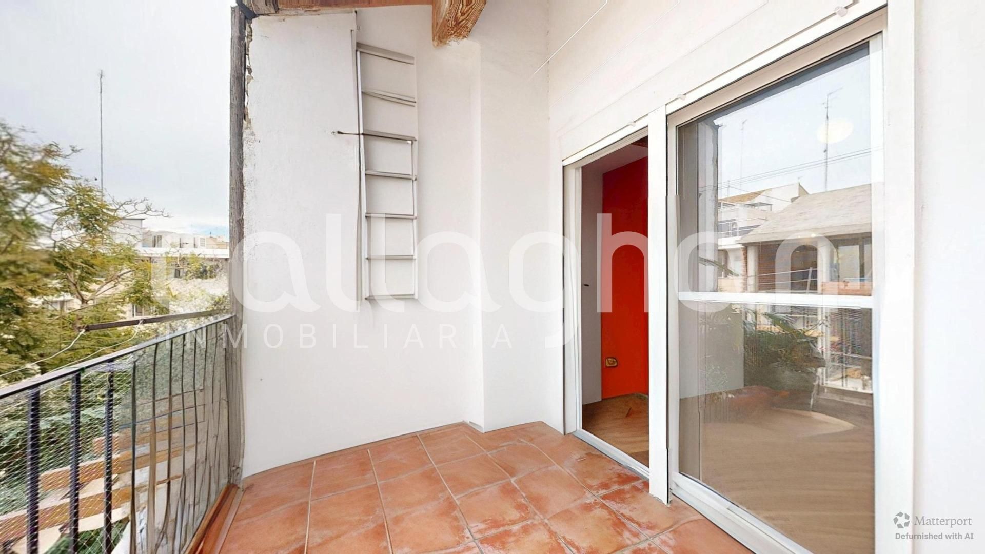 Terrassa de Pis en venda en  Valencia Capital amb Parquet, Terrassa i Balcó