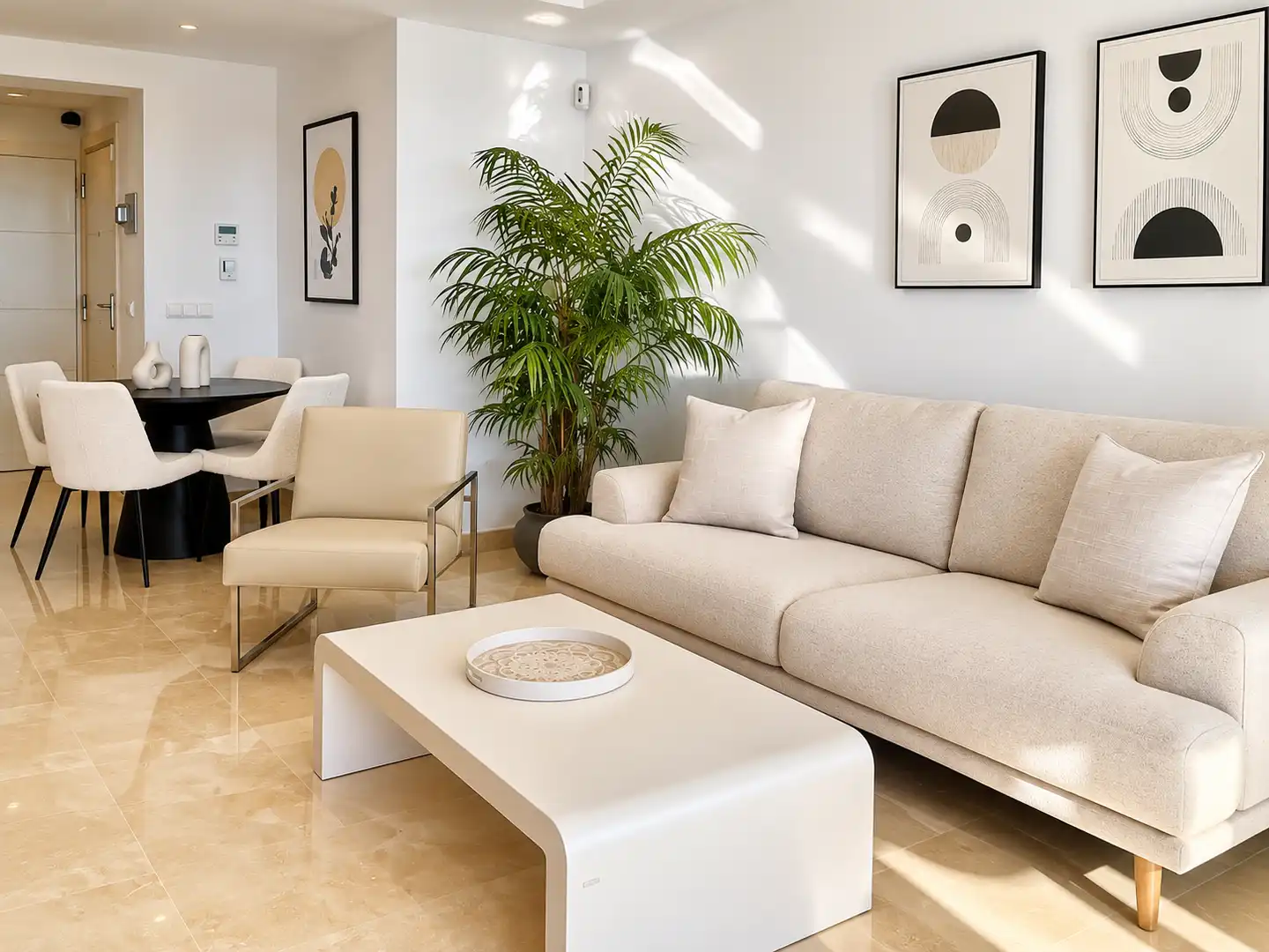 Sala de estar de Apartamento en venta en La Quinta