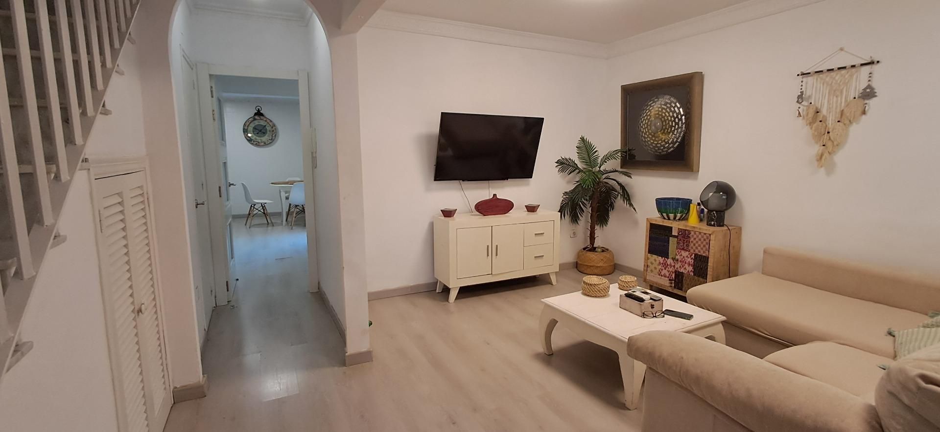 Living room of Single-family semi-detached for sale in Jerez de la Frontera  with Parquet flooring