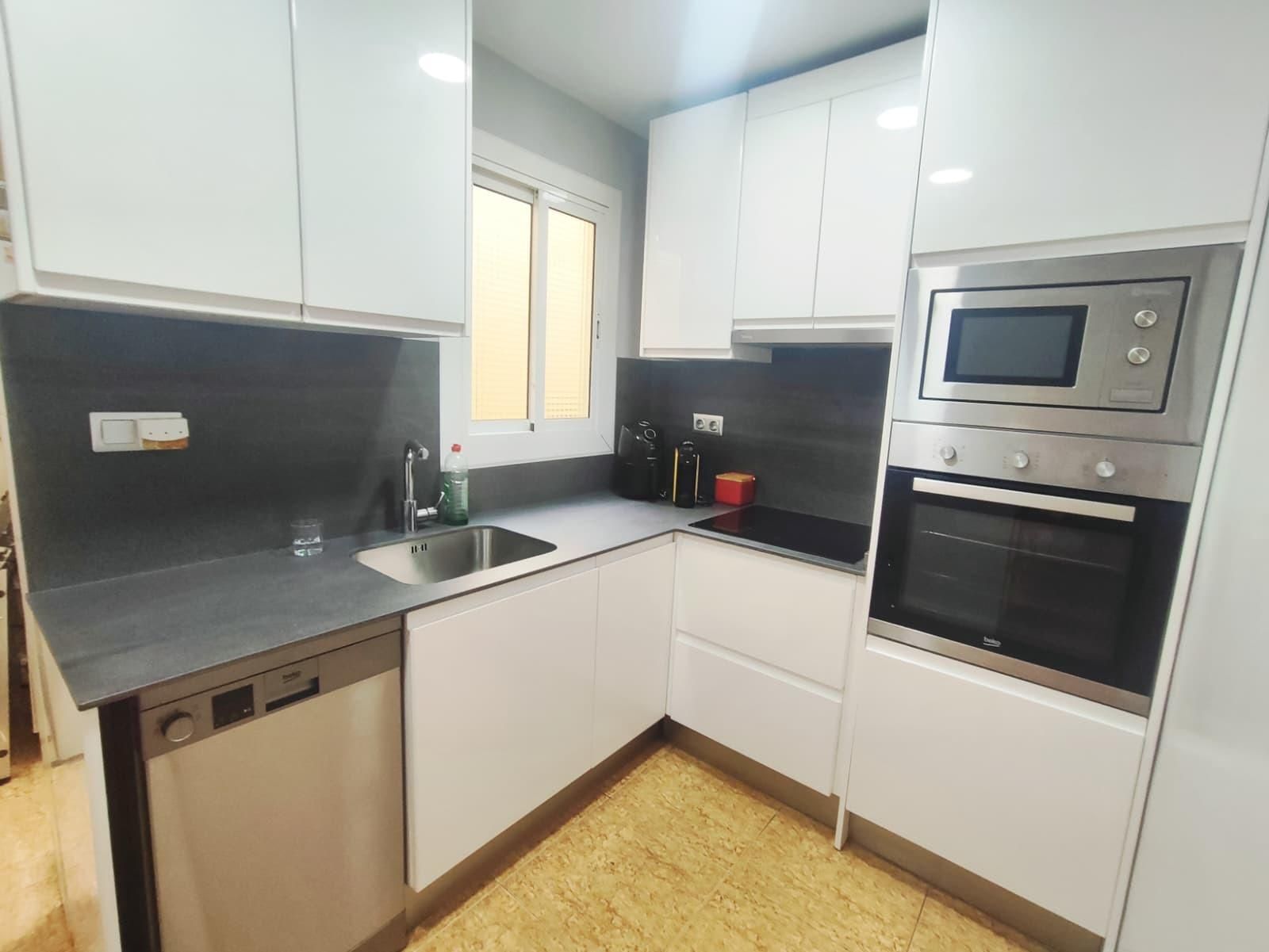 Kitchen of Flat for sale in Sabadell  with Heating, Terrace and Storage room