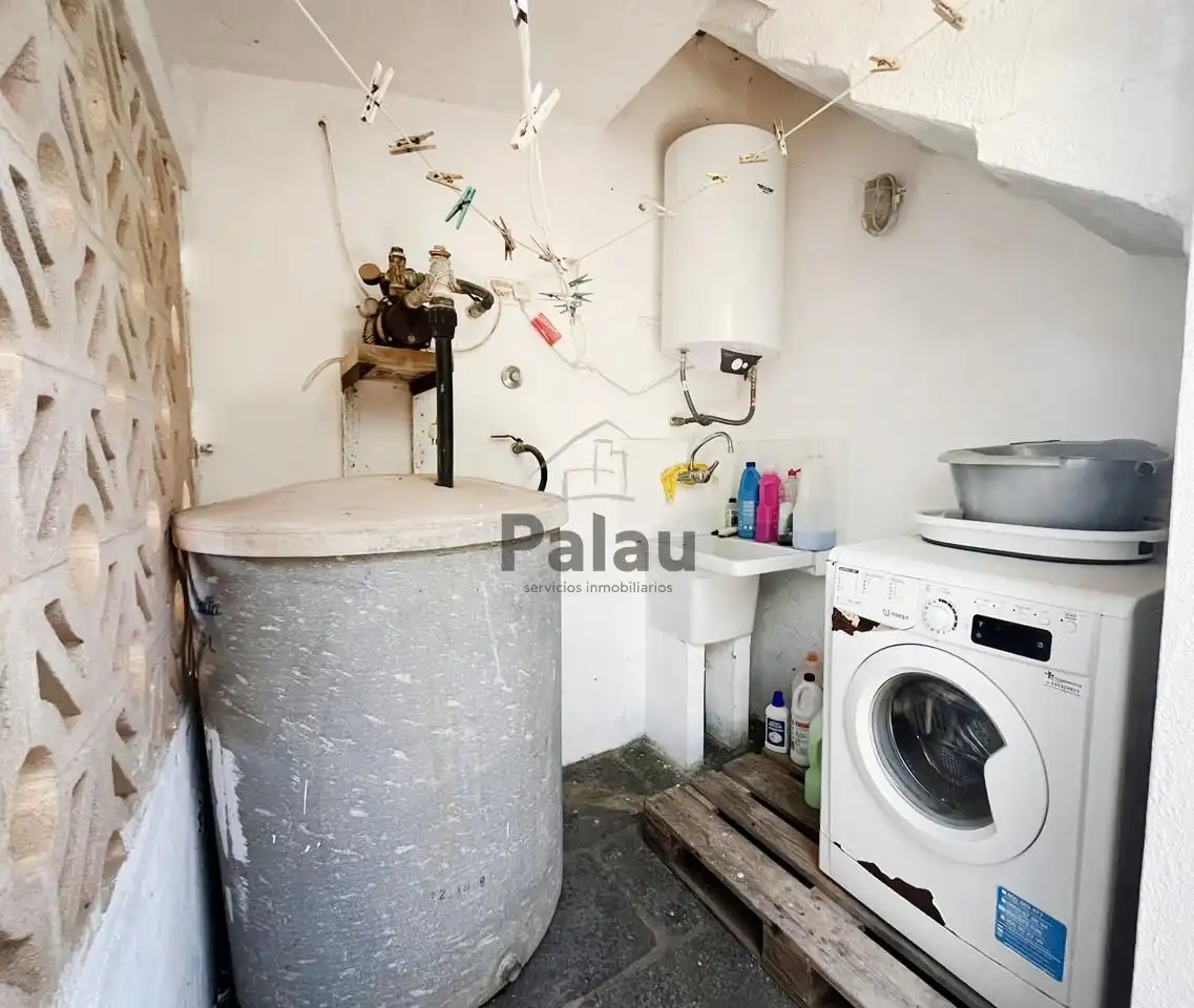 Cuina de Casa o xalet en venda en Ciutadella de Menorca amb Aire condicionat, Jardí privat i Terrassa