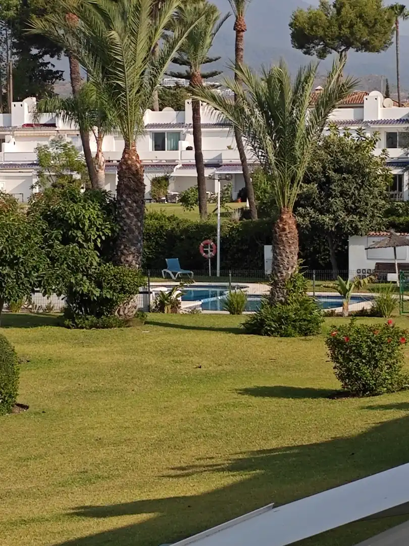 Jardín de Apartamento de alquiler en Marbella con Aire acondicionado, Calefacción y Parquet