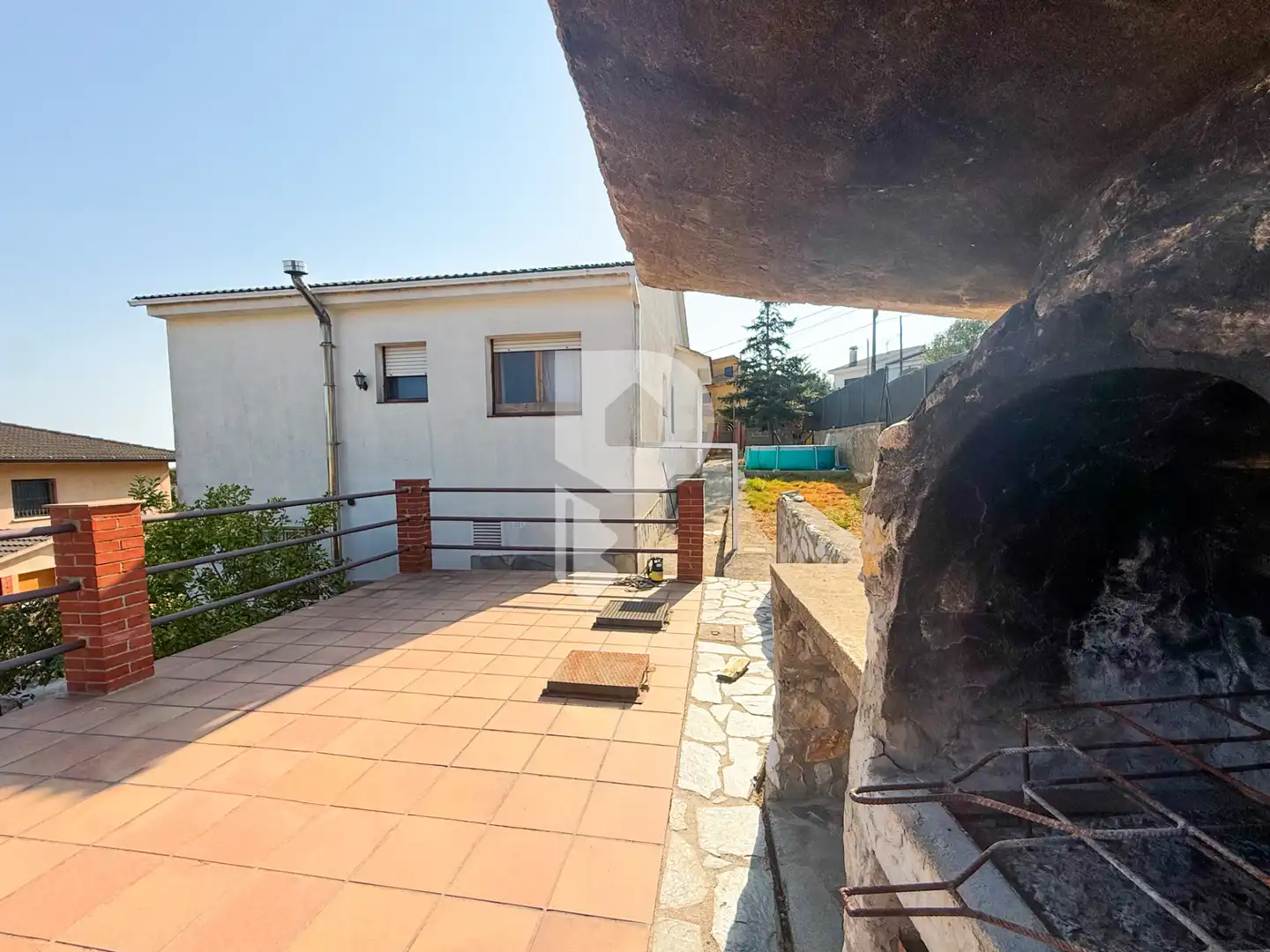 Terrassa de Casa o xalet en venda en Vallirana amb Aire condicionat, Calefacció i Jardí privat