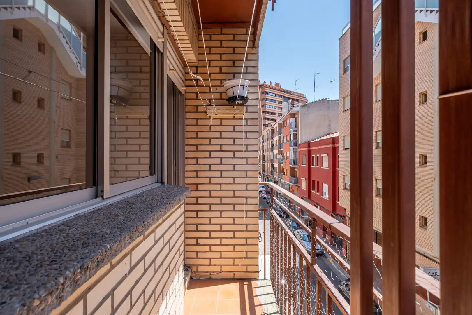 Terrasse von Wohnung zum Verkauf in Zaragoza mit Klimaanlage, Heizung und Terrasse
