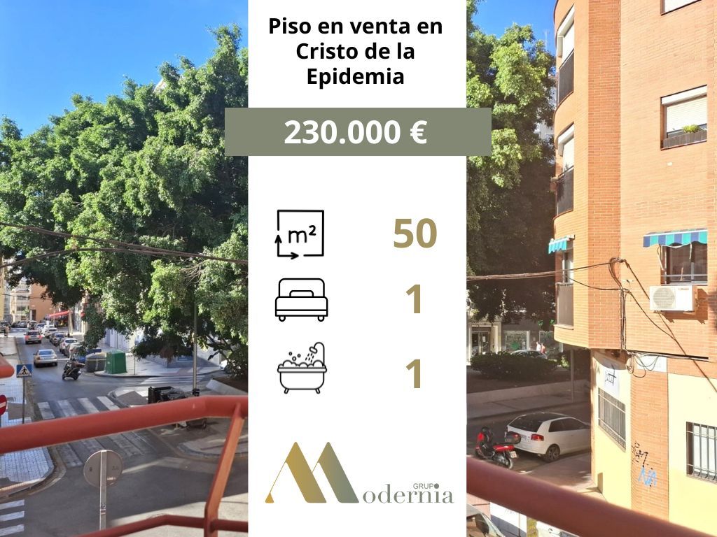 Vista exterior de Pis en venda en Málaga Capital amb Balcó