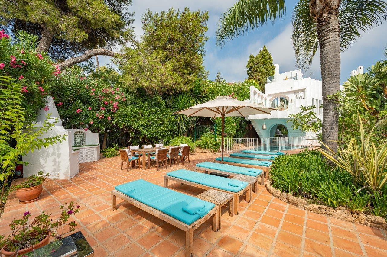 Terrace of Single-family semi-detached for sale in Marbella  with Air Conditioner, Private garden and Terrace