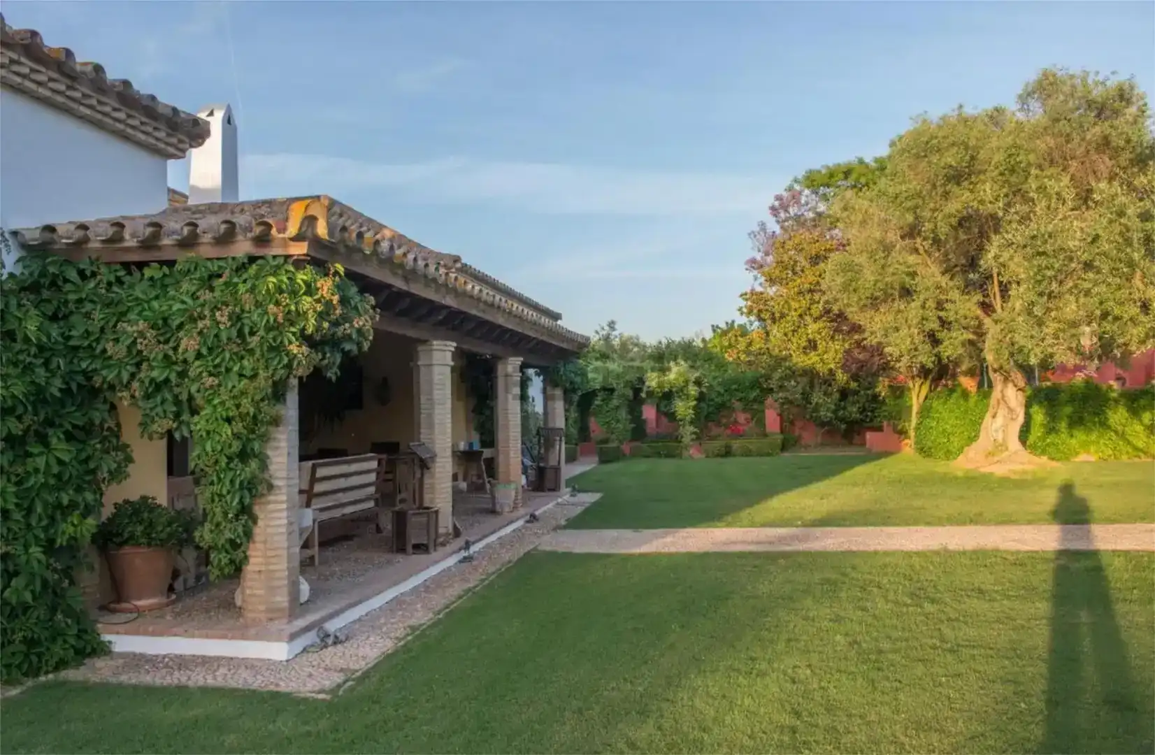 Jardí de Finca rústica en venda en Mairena del Aljarafe amb Aire condicionat, Jardí privat i Parquet