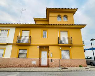 Exterior view of Single-family semi-detached for sale in Bollullos de la Mitación  with Air Conditioner, Parquet flooring and Terrace