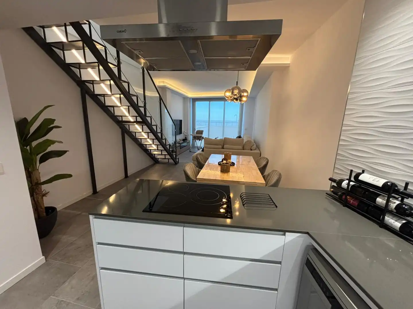 Kitchen of Apartments for rent in Villajoyosa / La Vila Joiosa  with Air Conditioner, Heating and Terrace