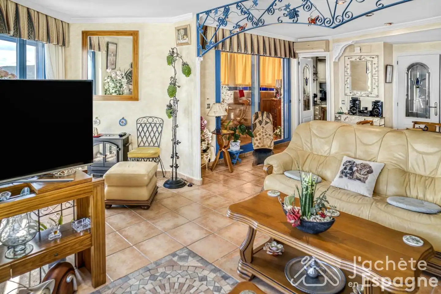 Sala de estar de Dúplex en venta en Peñíscola / Peníscola con Aire acondicionado, Terraza y Trastero