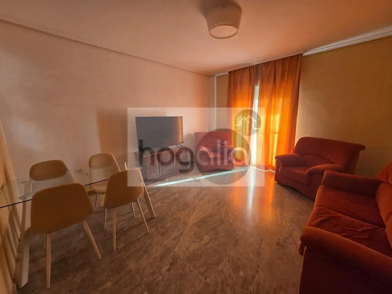 Living room of Flat for rent in Sevilla  with Air Conditioner, Terrace and Swimming Pool