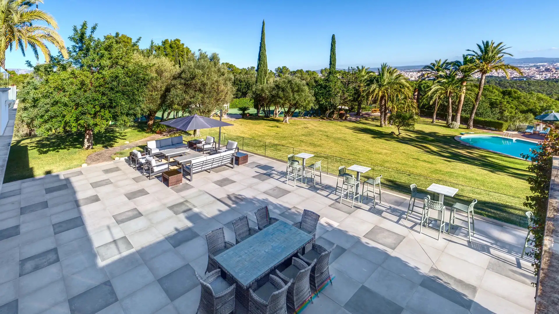 Terraza de Casa o chalet en venta en  Palma de Mallorca con Aire acondicionado, Calefacción y Parquet