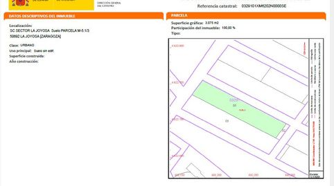 Foto 4 de Residencial en venta en La Joyosa, Zaragoza