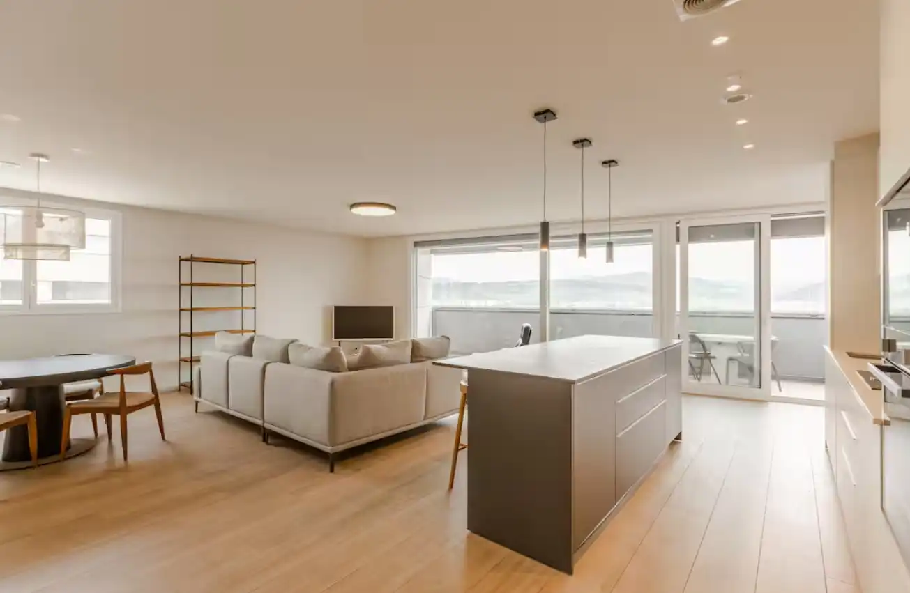 Living room of Apartments for rent in  Pamplona / Iruña  with Air Conditioner, Heating and Parquet flooring