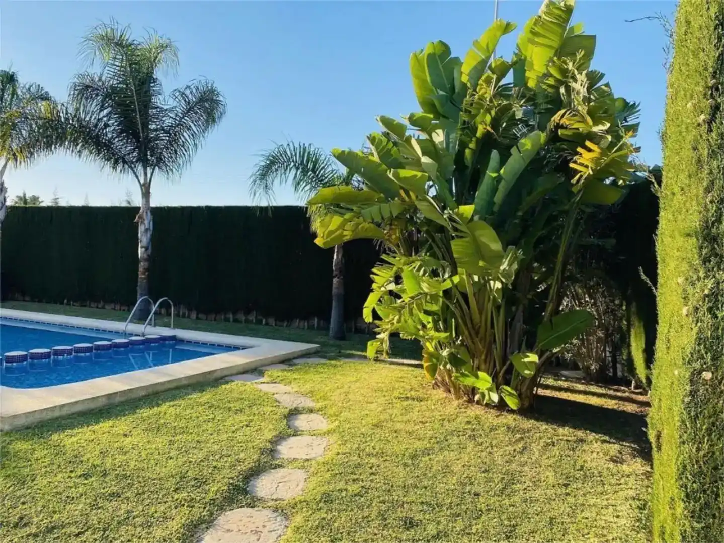 Jardí de Pis de lloguer en Oliva Playa
