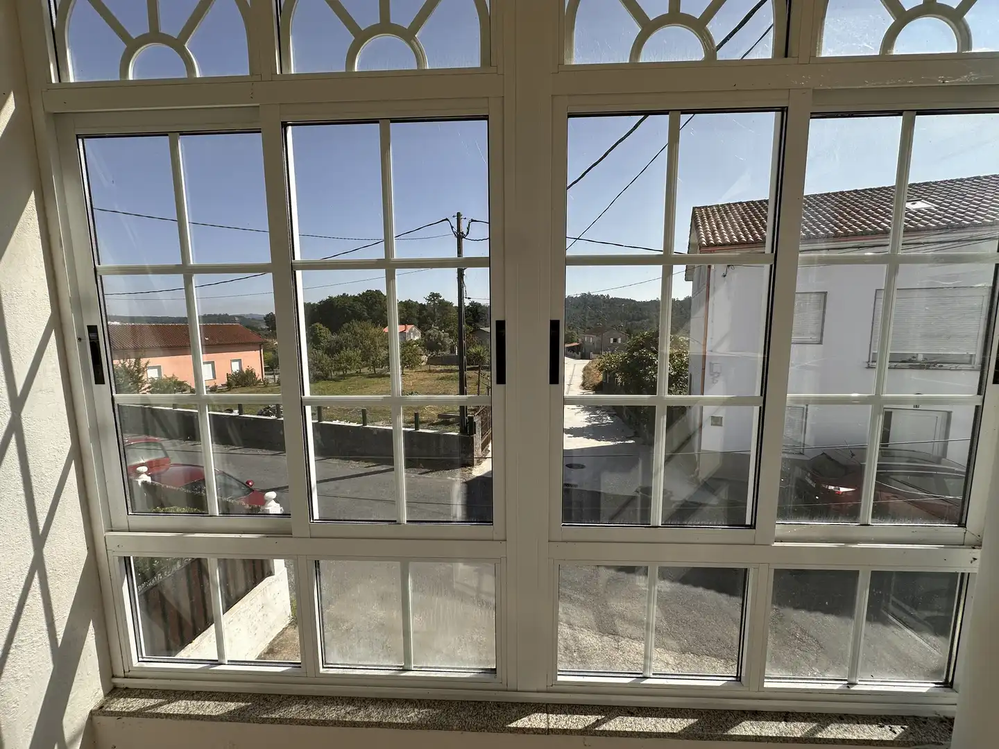 Vista exterior de Casa adosada de alquiler en Negreira