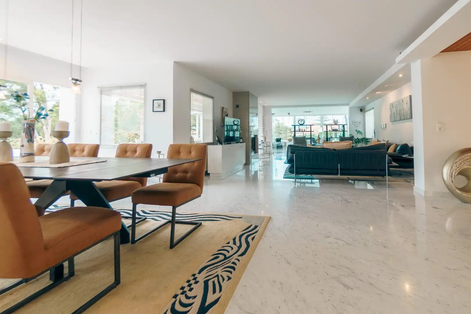 Sala de estar de Casa o chalet en venta en L'Alfàs del Pi con Terraza y Piscina