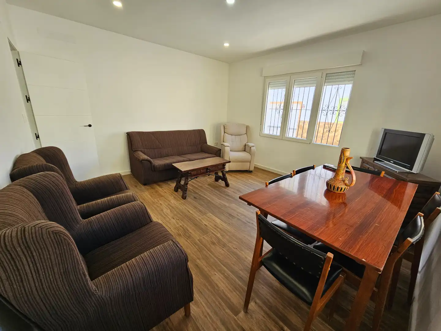 Sala de estar de Casa o chalet en venta en San Pedro del Pinatar con Amueblado, Lavadora y TV