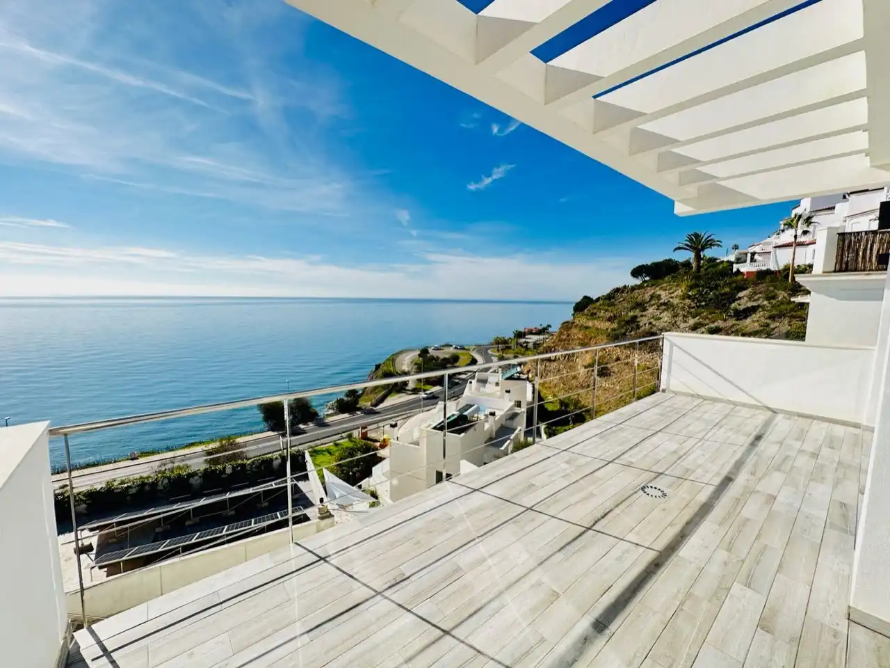 Terrassa de Casa o xalet en venda en Nerja amb Aire condicionat, Jardí privat i Traster