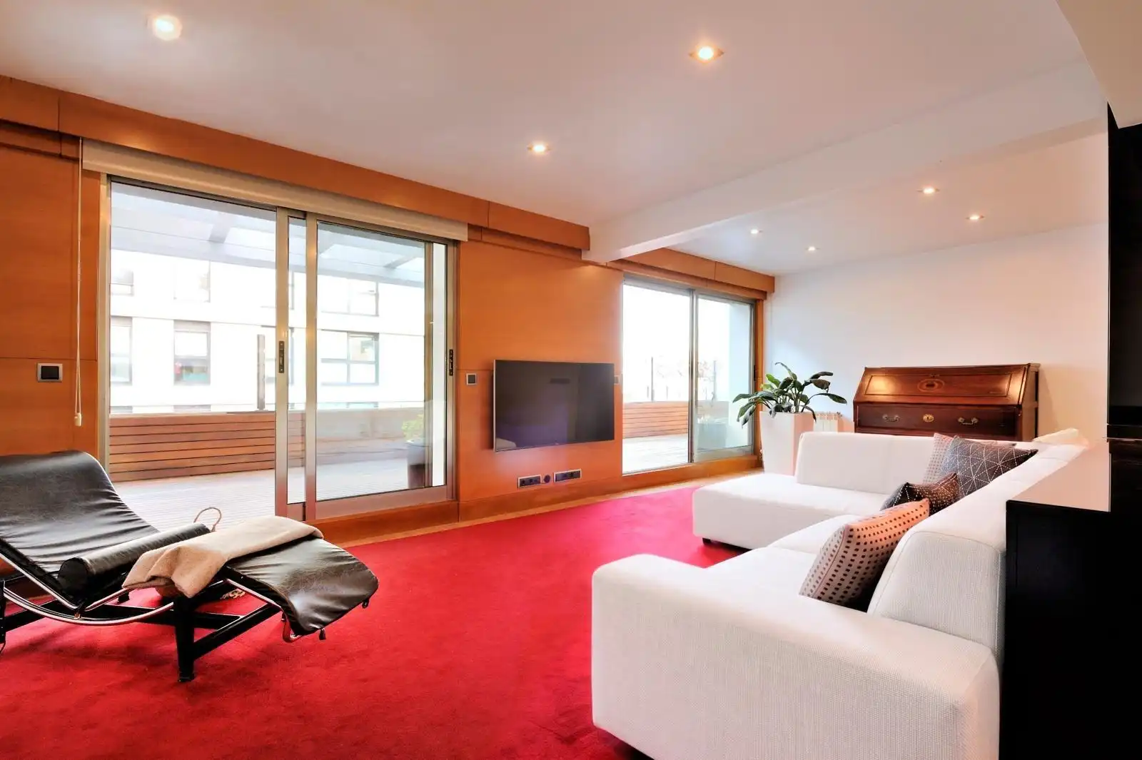Wohnzimmer von Wohnung zum Verkauf in Vigo  mit Heizung und Terrasse