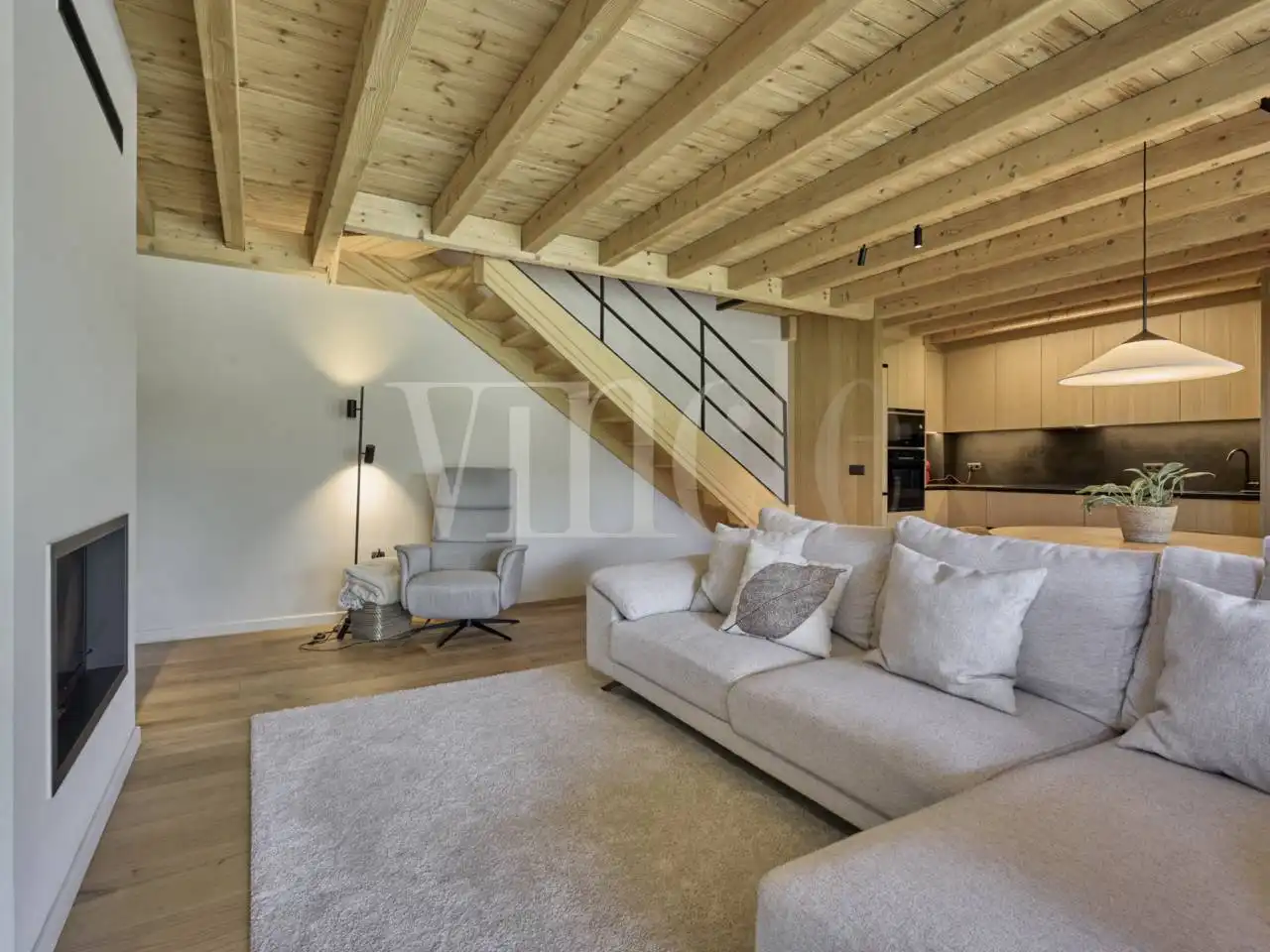 Sala de estar de Casa o chalet en venta en Guils de Cerdanya con Calefacción, Jardín privado y Parquet