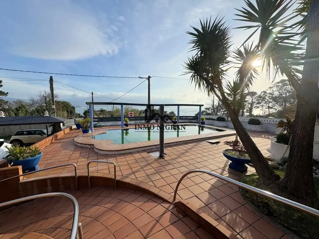 Swimming pool of Houses for rent in Nigrán  with Heating, Private garden and Storage room