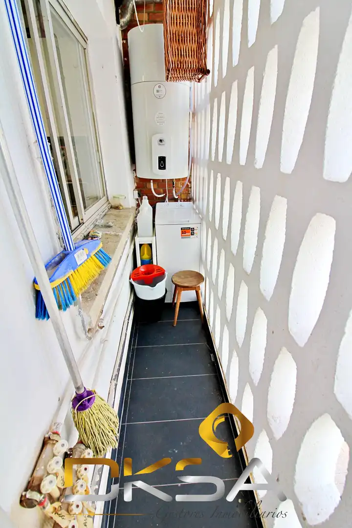 Balcony of Flat for rent in Castellón de la Plana / Castelló de la Plana  with Heating, Parquet flooring and Furnished