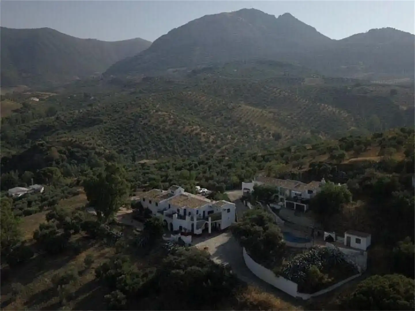 Vista exterior de Finca rústica en venta en Algámitas con Aire acondicionado, Jardín privado y Piscina