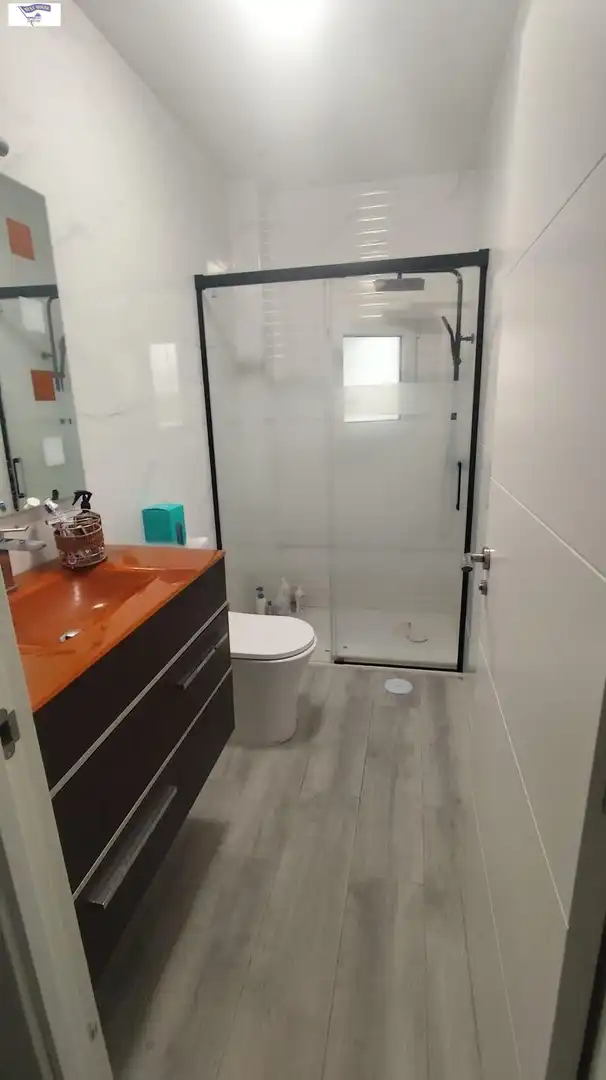 Badezimmer von Wohnung zur Miete in Albacete mit Heizung, Terrasse und Möbliert