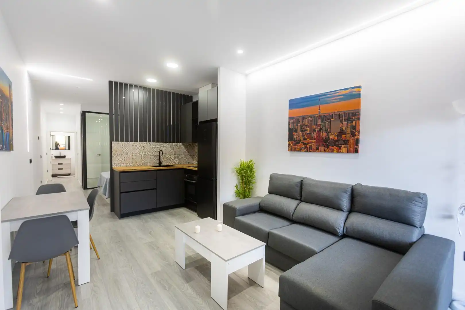 Sala de estar de Apartamento en venta en Molina de Segura con Aire acondicionado, Jardín privado y Parquet