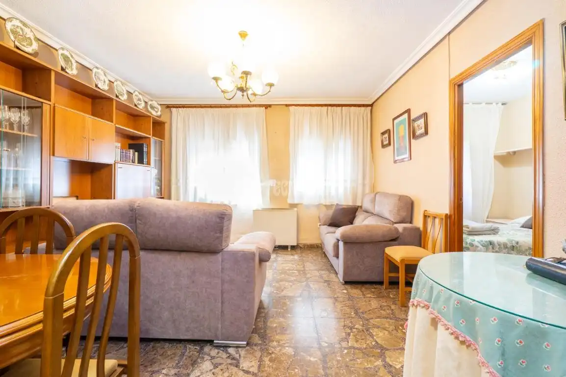 Sala d'estar de Pis en venda en Colmenar Viejo amb Calefacció i Terrassa